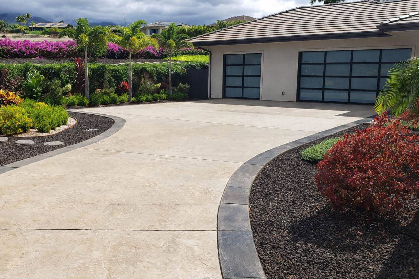 Concrete driveway building in Anchorage, AK