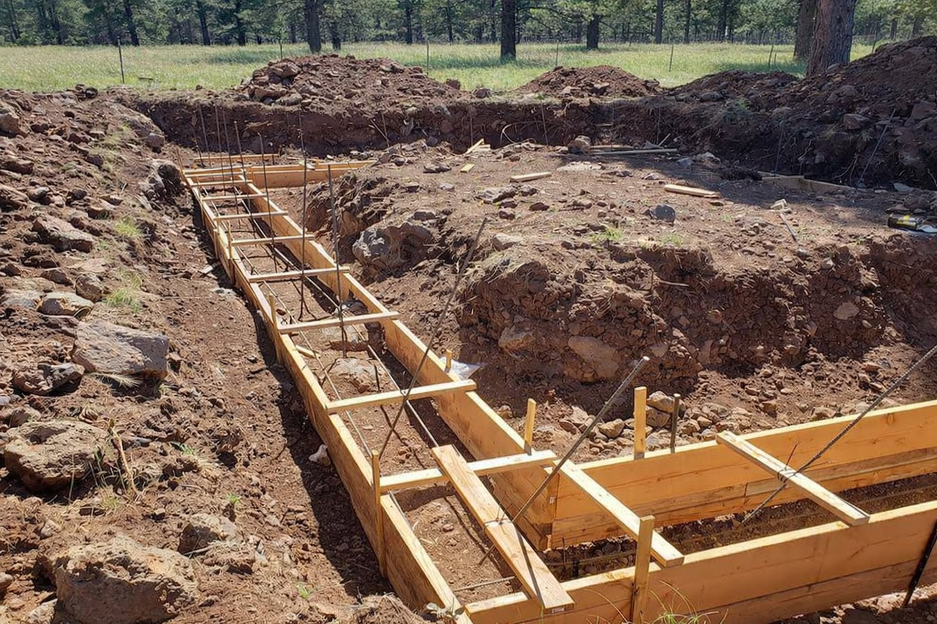 Concrete footings in Anchorage, AK