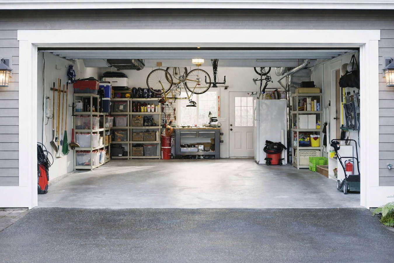 Garage floor concrete